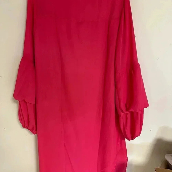 PRETTYGARDEN High Low Asymmetrical Irregular Hem Top
Blouse Shirt Dress Pink - Picture 3 of 4